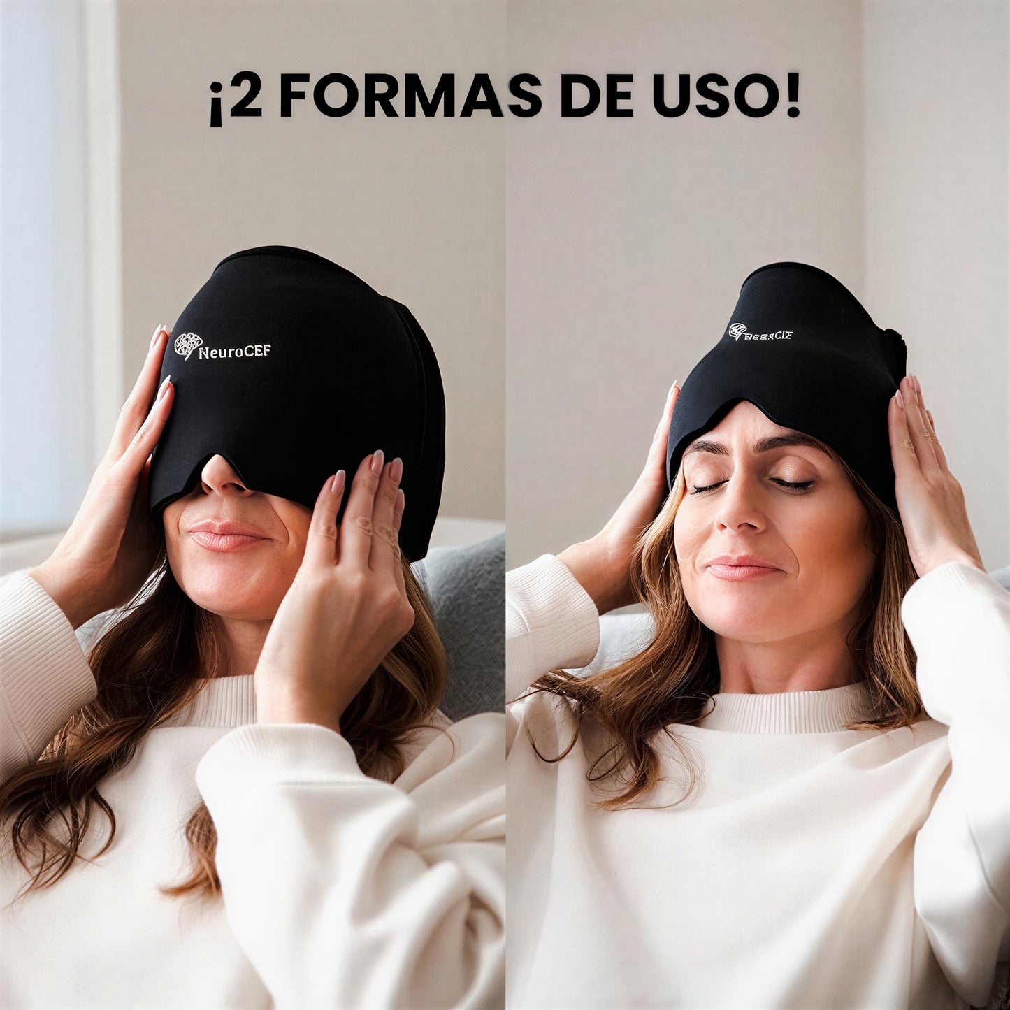 Gorro Terapéutico para Migrañas NeuroCef