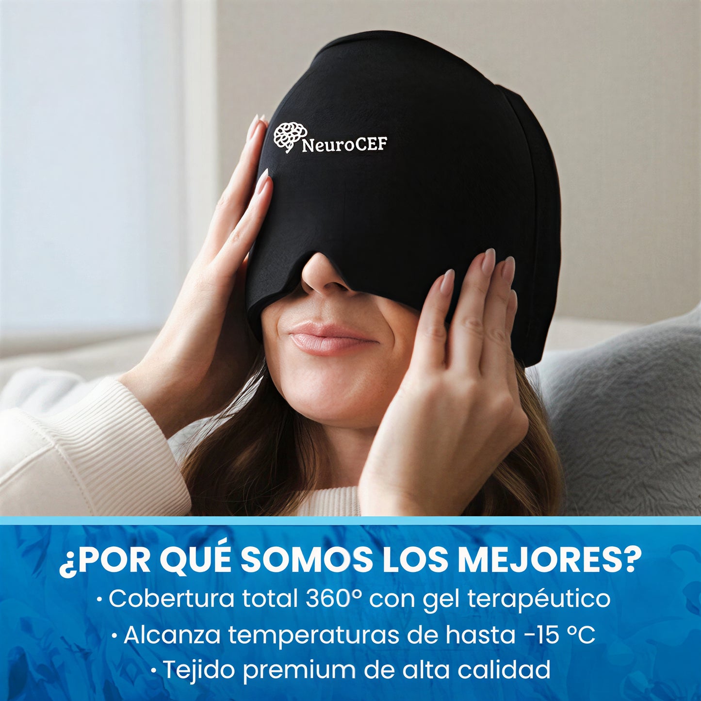 Gorro Terapéutico para Migrañas NeuroCef